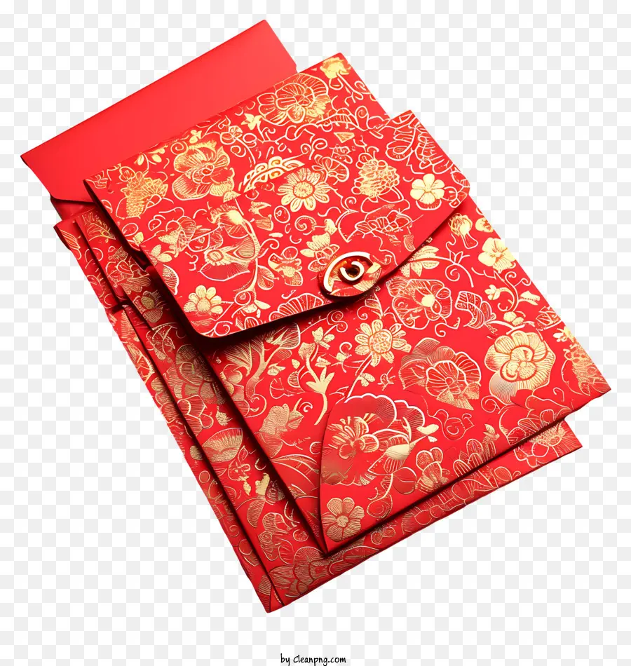 Ano Novo Chinês，Vermelho Pacote PNG