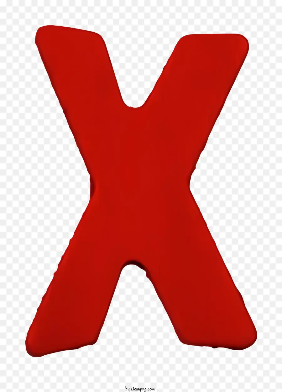 X Logo，Carta De Feltro Vermelho PNG