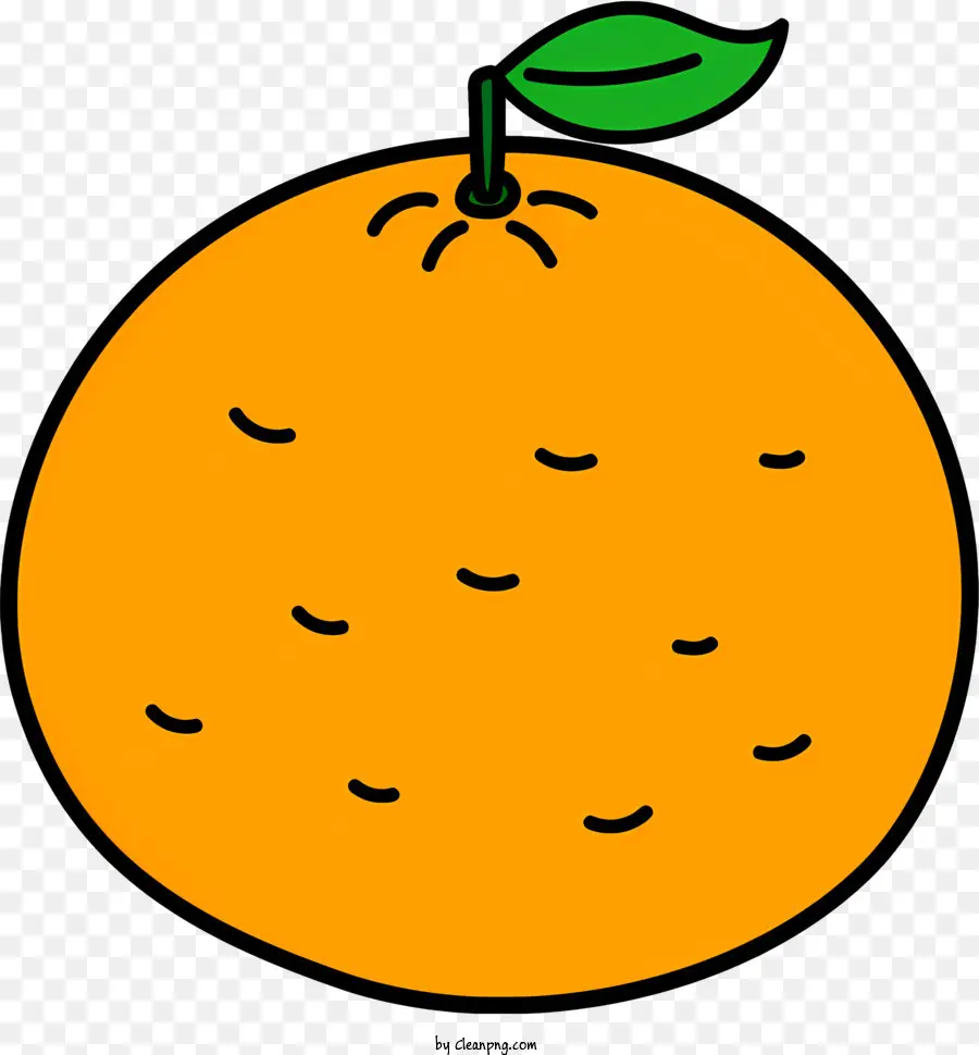 Laranja，Folha PNG