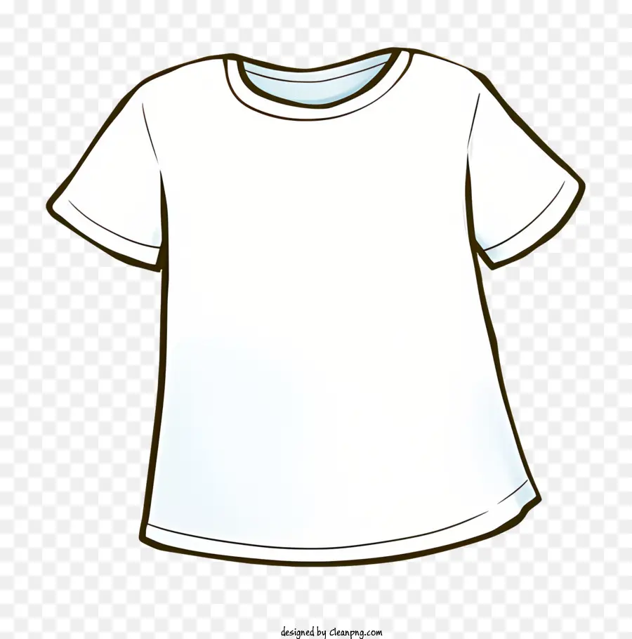 Branco Tshirt，Camisa Sem Botão PNG
