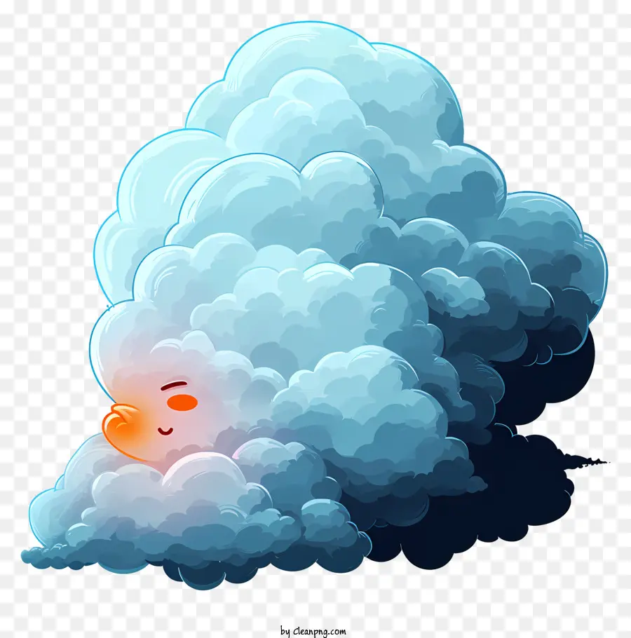 Nuvem Desenhada à Mão，Cartoon Nuvem PNG