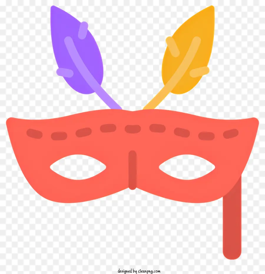 Máscara Masquerade，Máscara Vermelha PNG