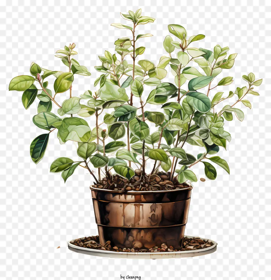 Planta Do Café，Planta Em Vaso PNG