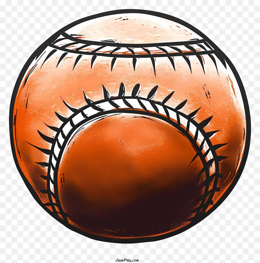 Baseball No Estilo Doodle，Beisebol PNG