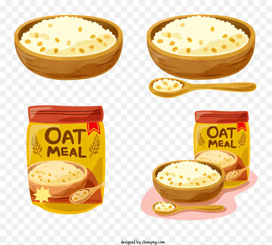 Oatmeal，Tigela De Aveia PNG