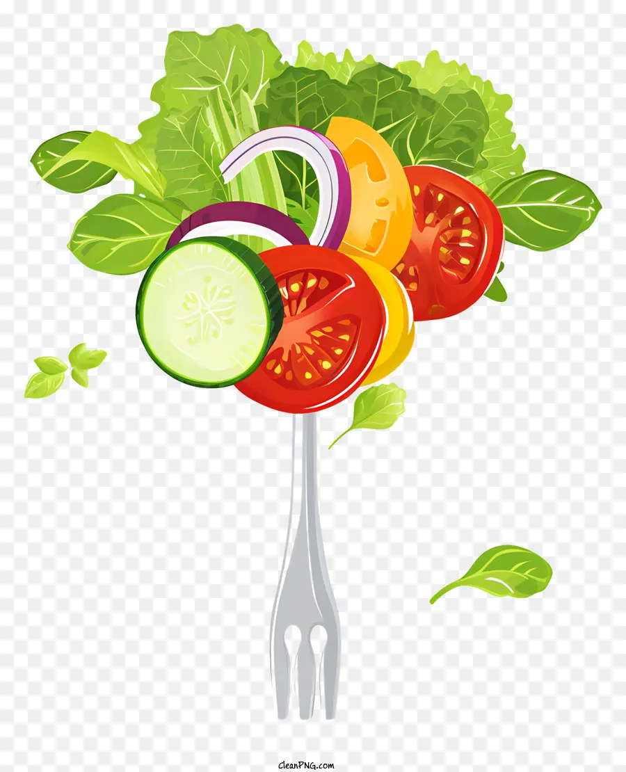 Alimentos Orgânicos，Salada Fresca PNG