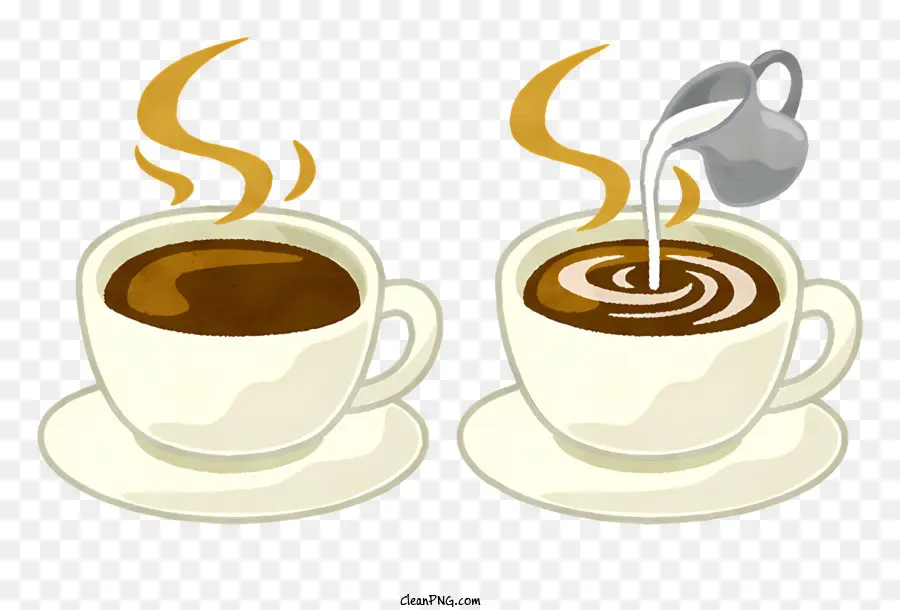 Canecas De Café，Steam PNG