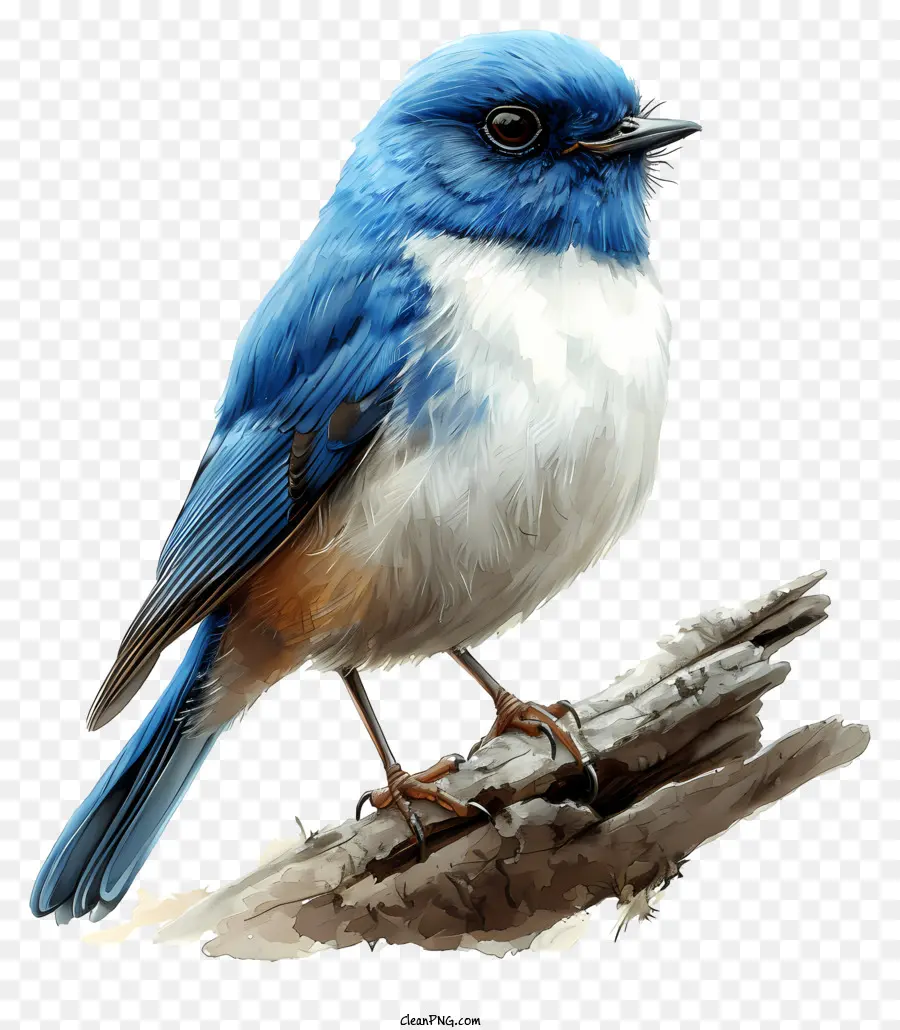 Aves，Pássaro Azul E Branco PNG