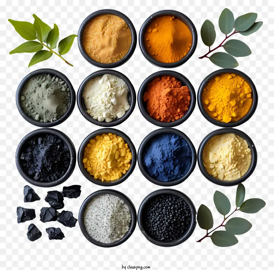 Holi Powder，Ingredientes Naturais PNG