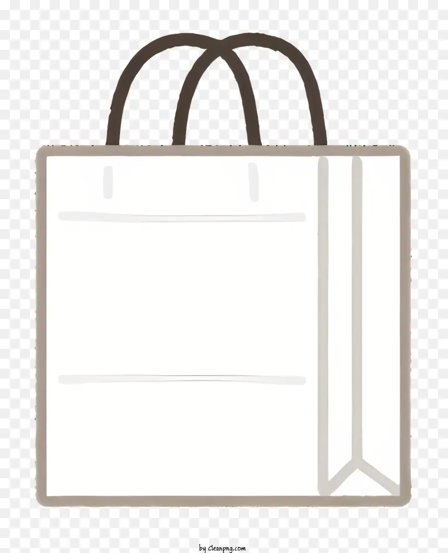 Sacola De Compras，Saco Branco PNG