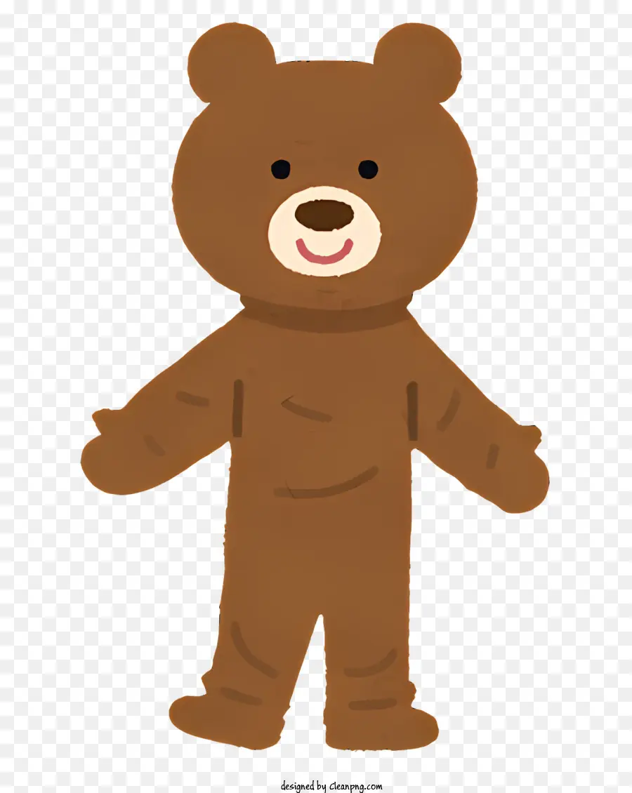 Urso Marrom，De Pé Nas Patas Traseiras PNG