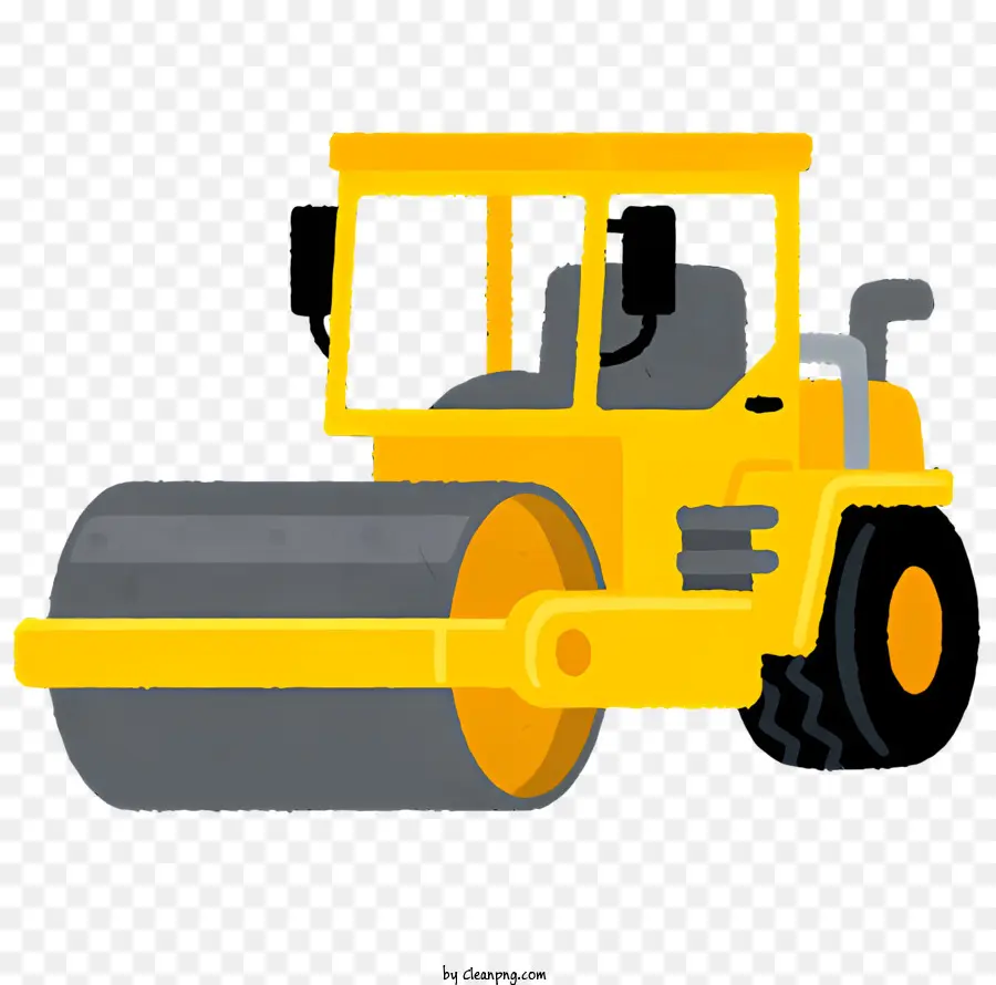 Bulldozer，Bulldozer Amarelo PNG