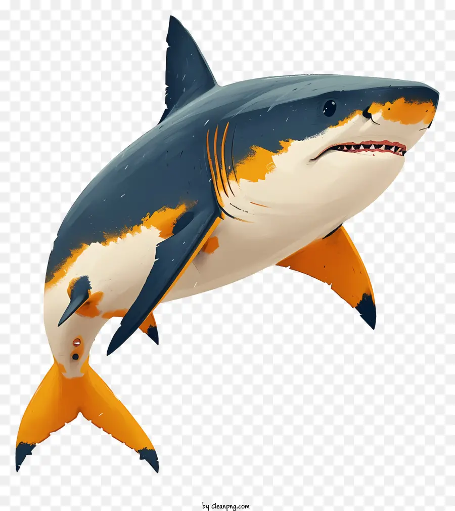 Tubarão，Azul PNG