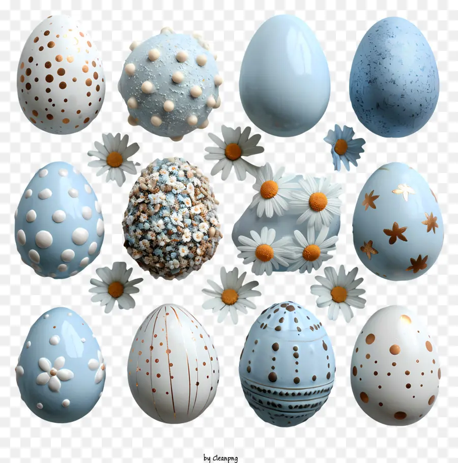 Ovos De Páscoa，Decorações De Primavera PNG