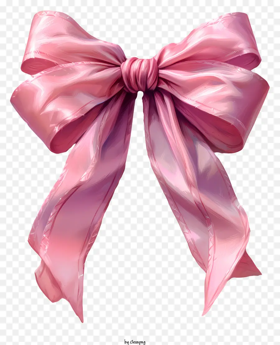 Cor De Rosa Da Fita，Pink Bow PNG