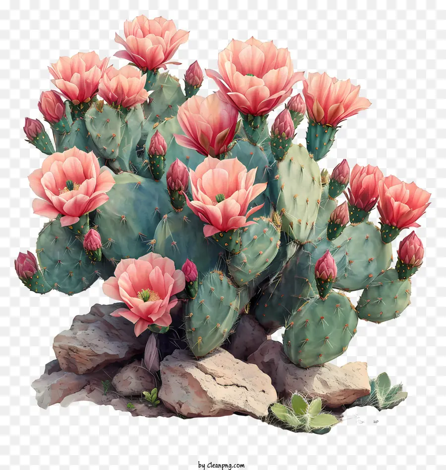 Cactus，Cacto Rosa PNG