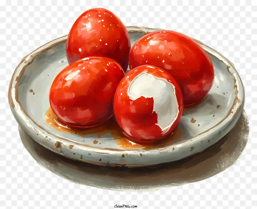 Ovos De Páscoa，Tomates PNG