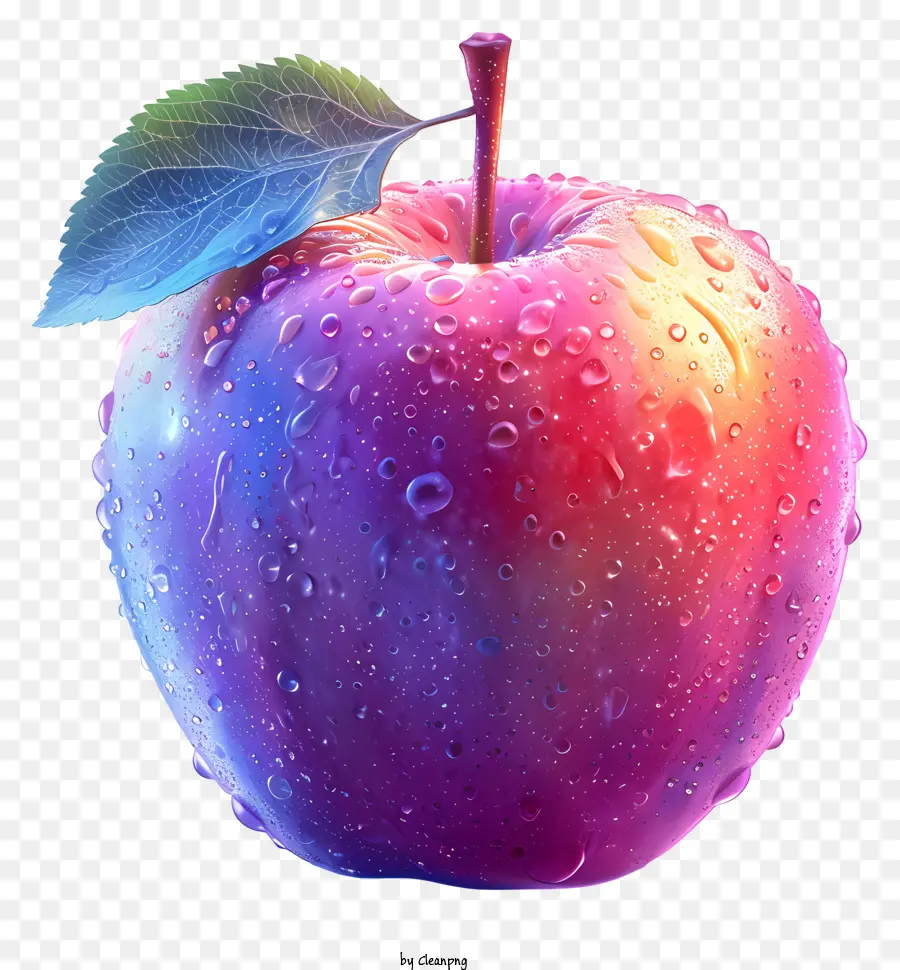 A Red Apple，Apple Arco íris PNG