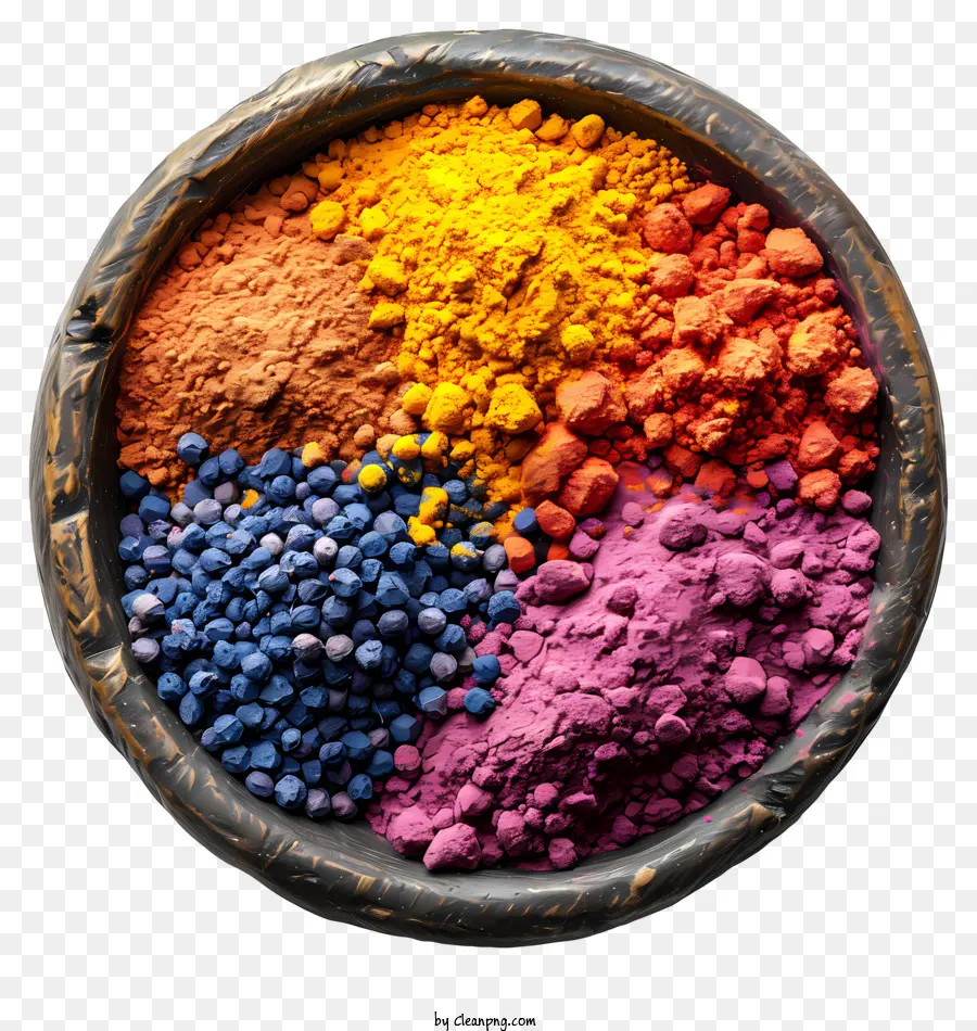 Holi Powder，Pigmento Em Pó PNG