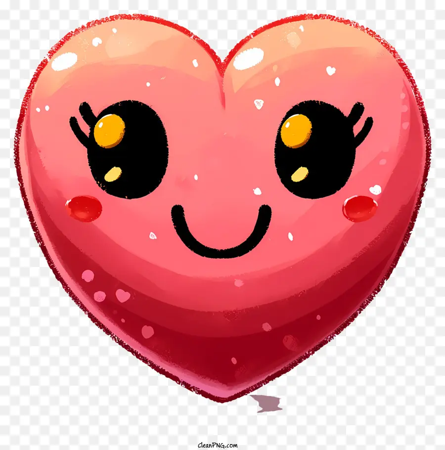 Coração Emoji，Coração De Rosa PNG