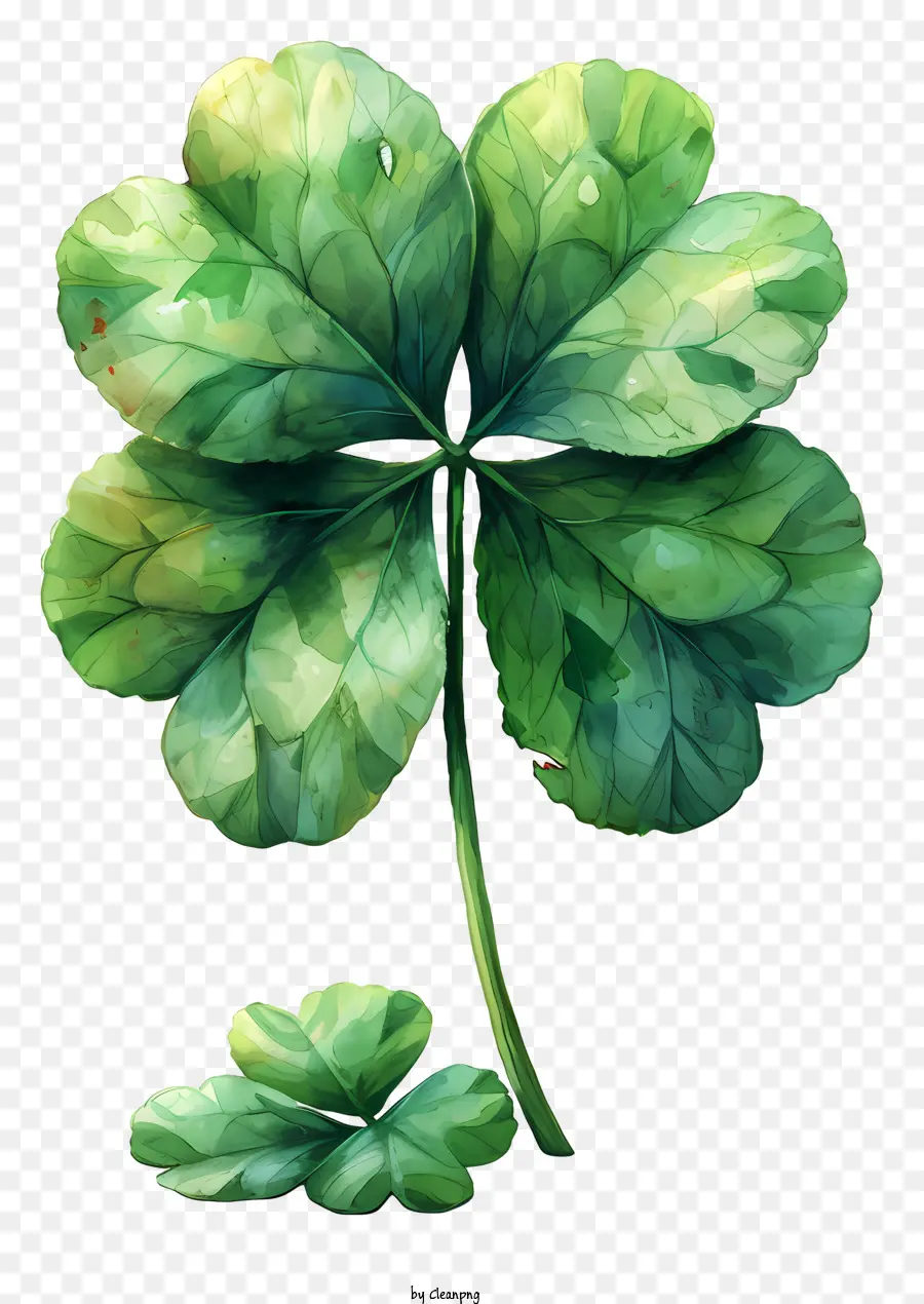 Shamrock，Aquarela PNG