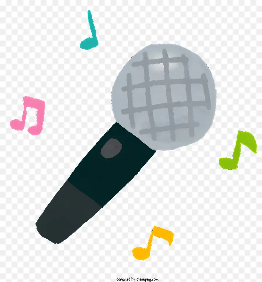 Microfone，Musical Notes PNG