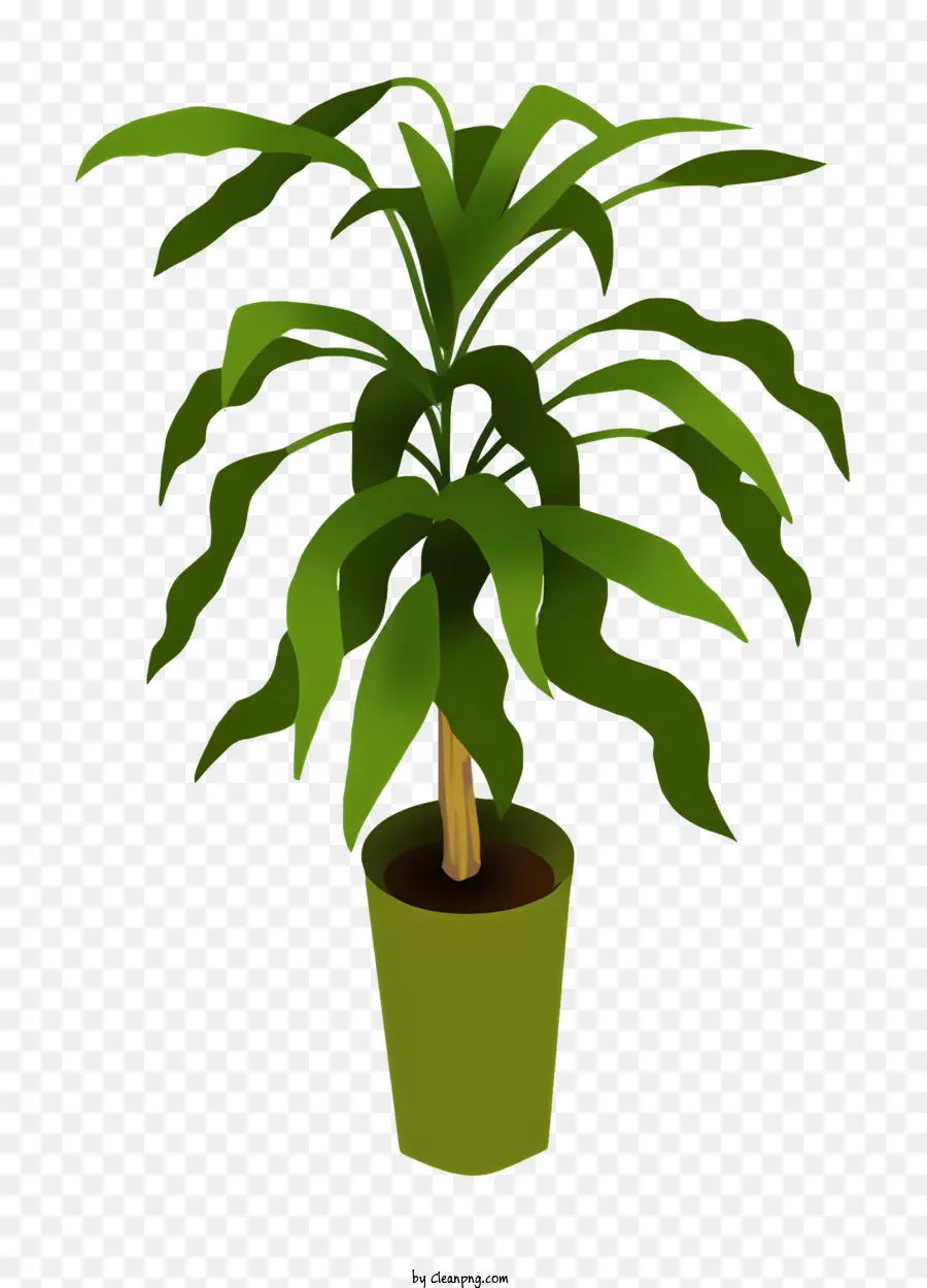 ícone，Planta Em Vaso Verde PNG