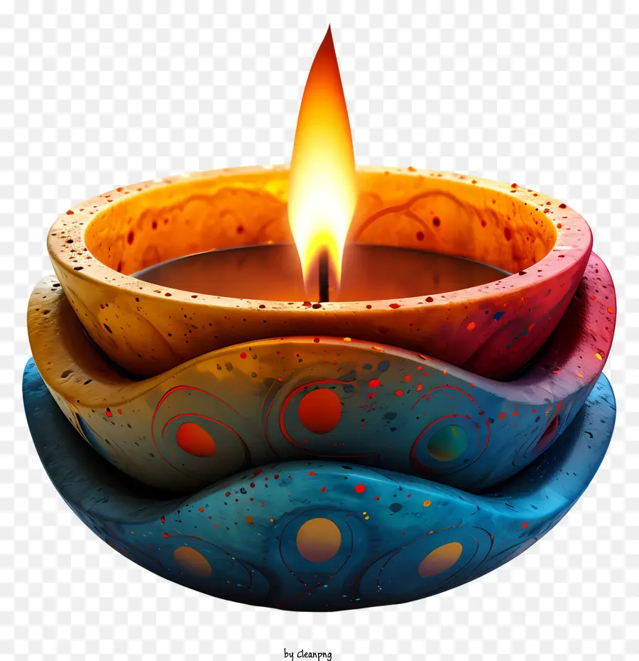 Lâmpada De Diwali，Titular De Vela Decorativa PNG