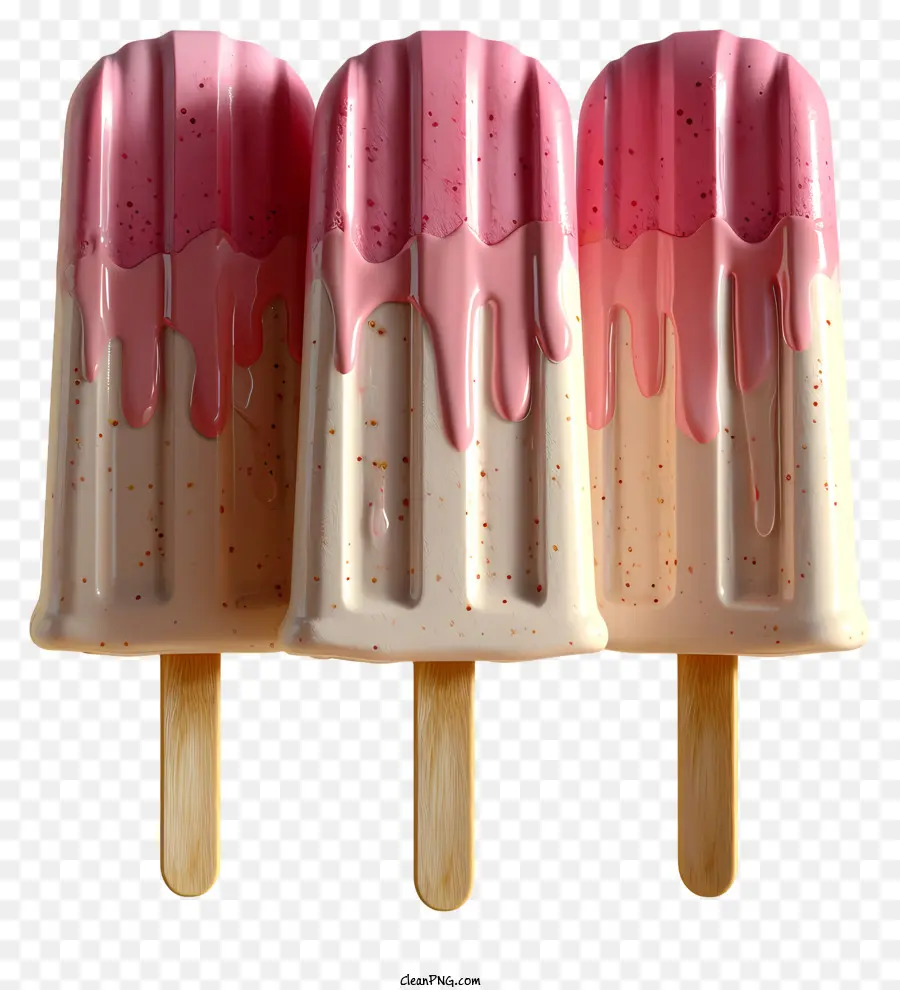 Ice Pop，Picolés Rosa PNG