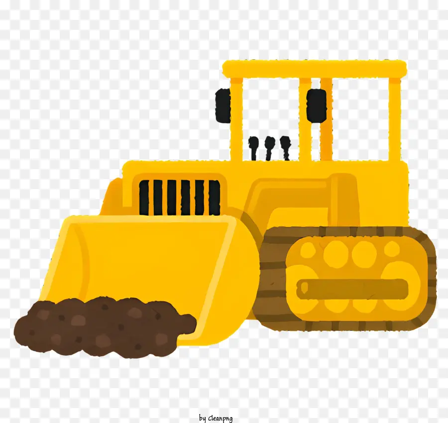 Bulldozer，A Construção Do Veículo PNG