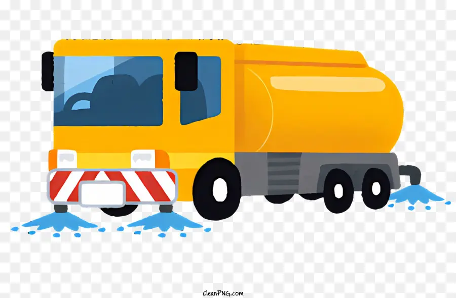 Caminhão De Lixo，Amarelo PNG