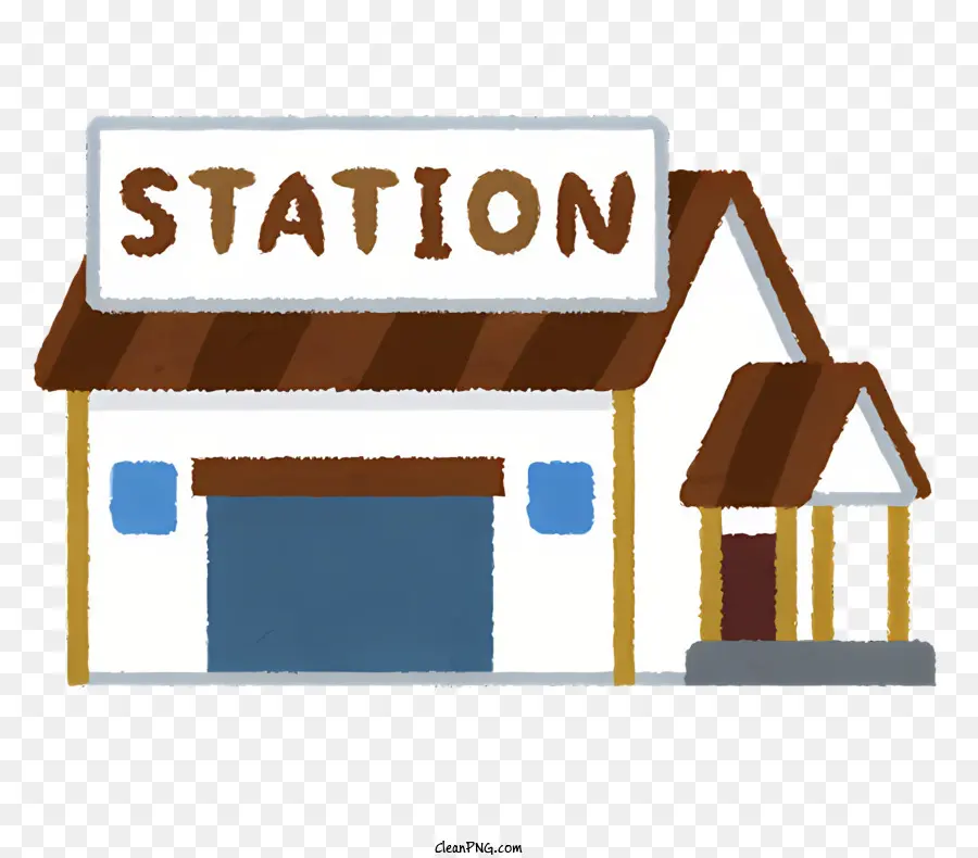 Prédio Da Estação，Pequeno Edifício PNG
