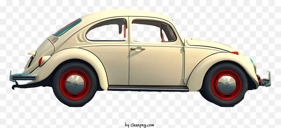 Carro Branco，Volkswagen Beetle PNG
