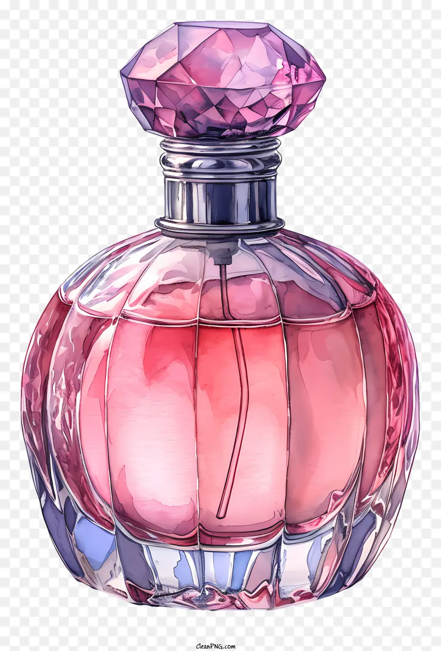 Frasco De Perfume，Cor De Rosa Garrafa PNG