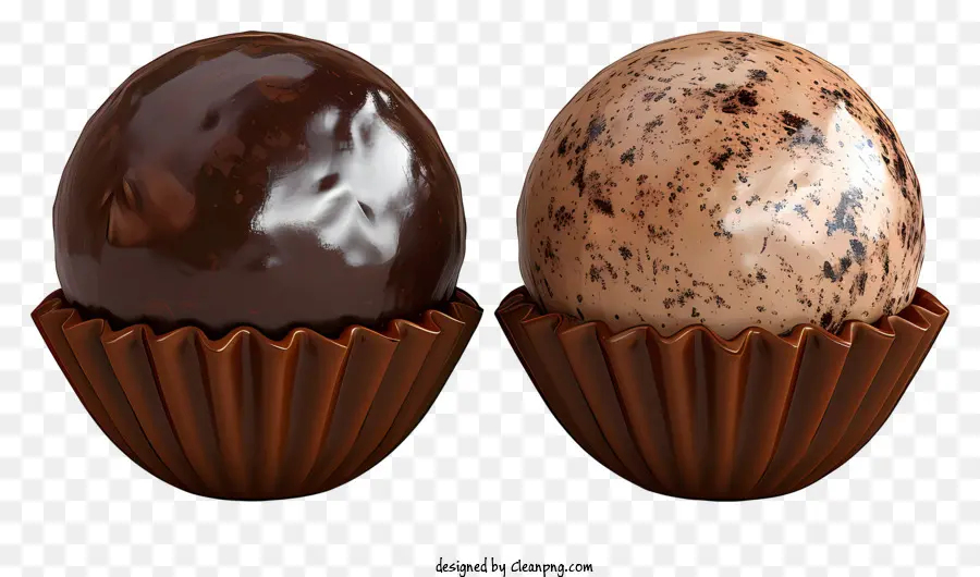 Bola De Chocolate Realista，Ovos De Chocolate PNG