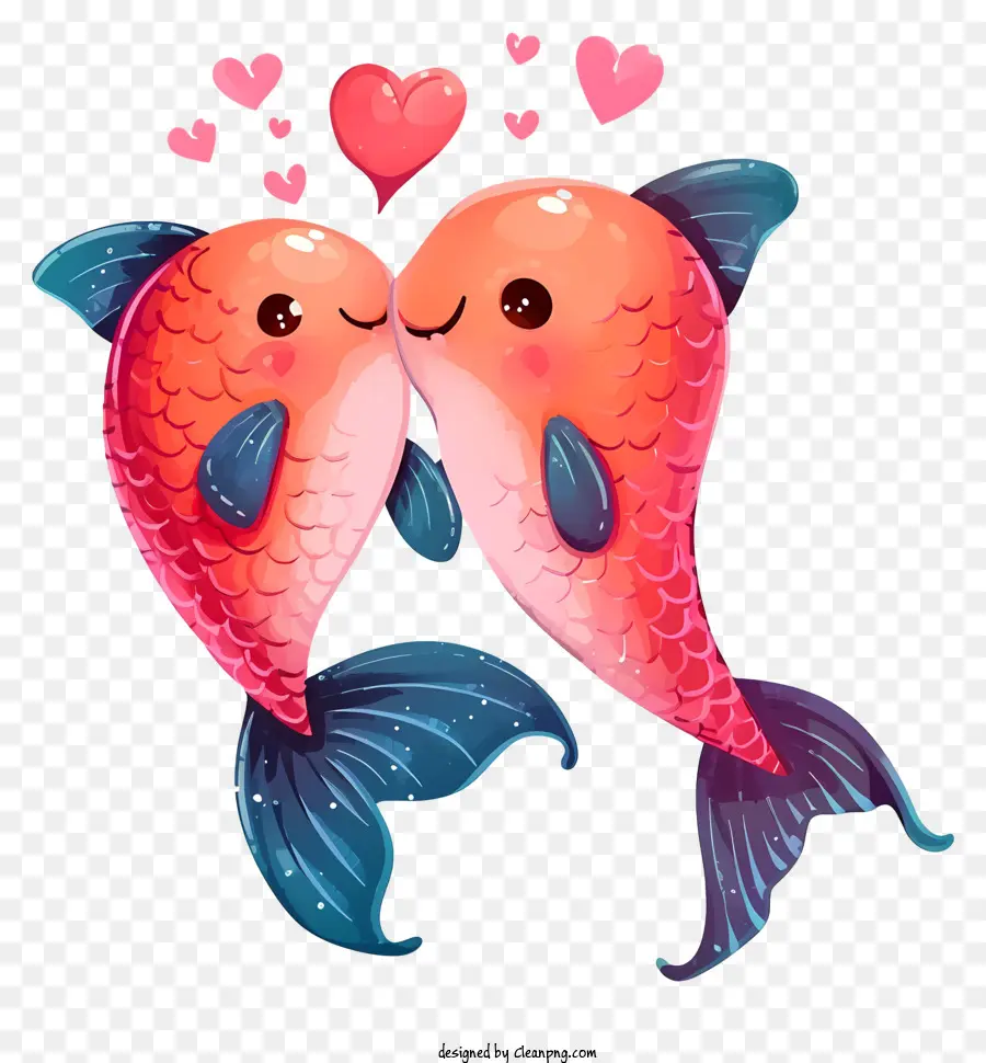 Emoji De Peixes Dos Namorados，Peixe Bonito PNG