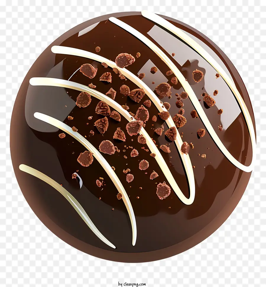Bola De Chocolate Realista，Bolo De Chocolate PNG