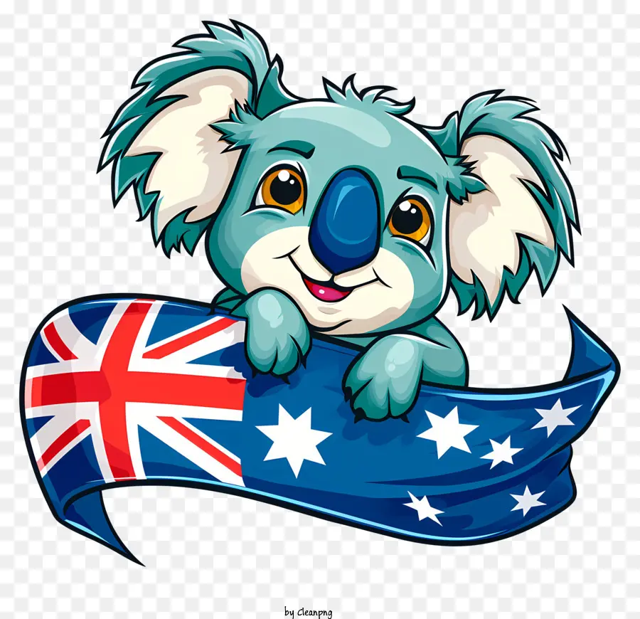 Dia Da Austrália，Cartoon Koala PNG