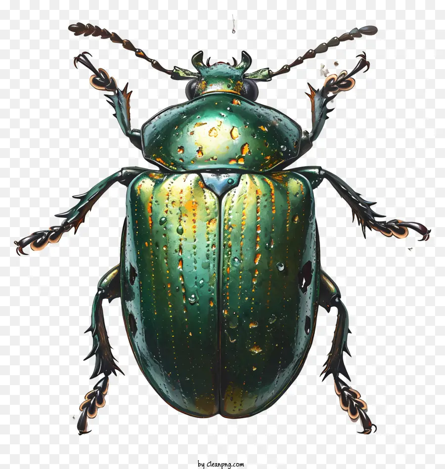 Besouro Verde，Beetle Iridescente PNG