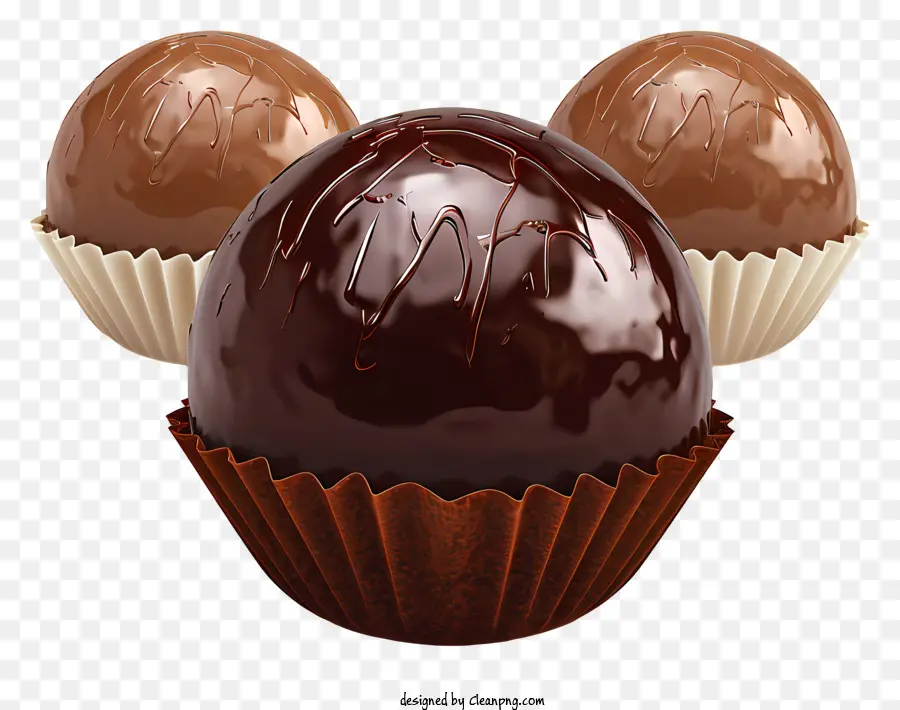 Bola De Chocolate Realista，Ovo De Chocolate PNG