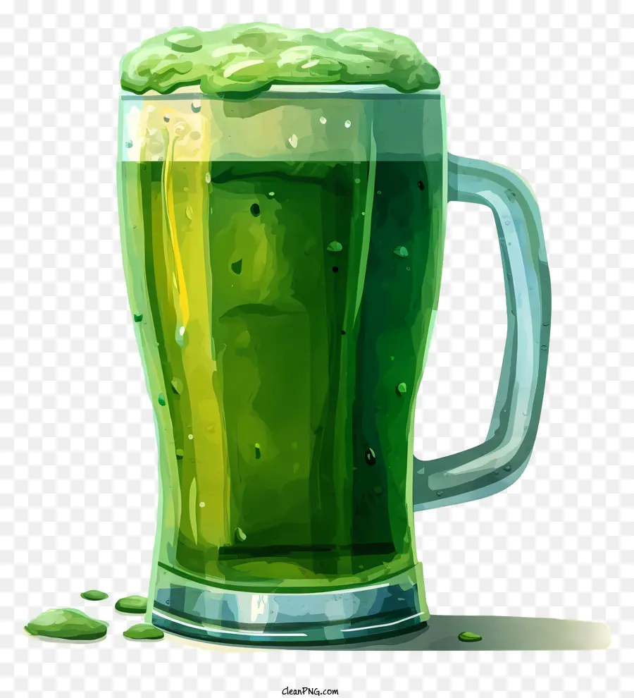 Cerveja Verde De Estilo Realista，Verde Cerveja PNG