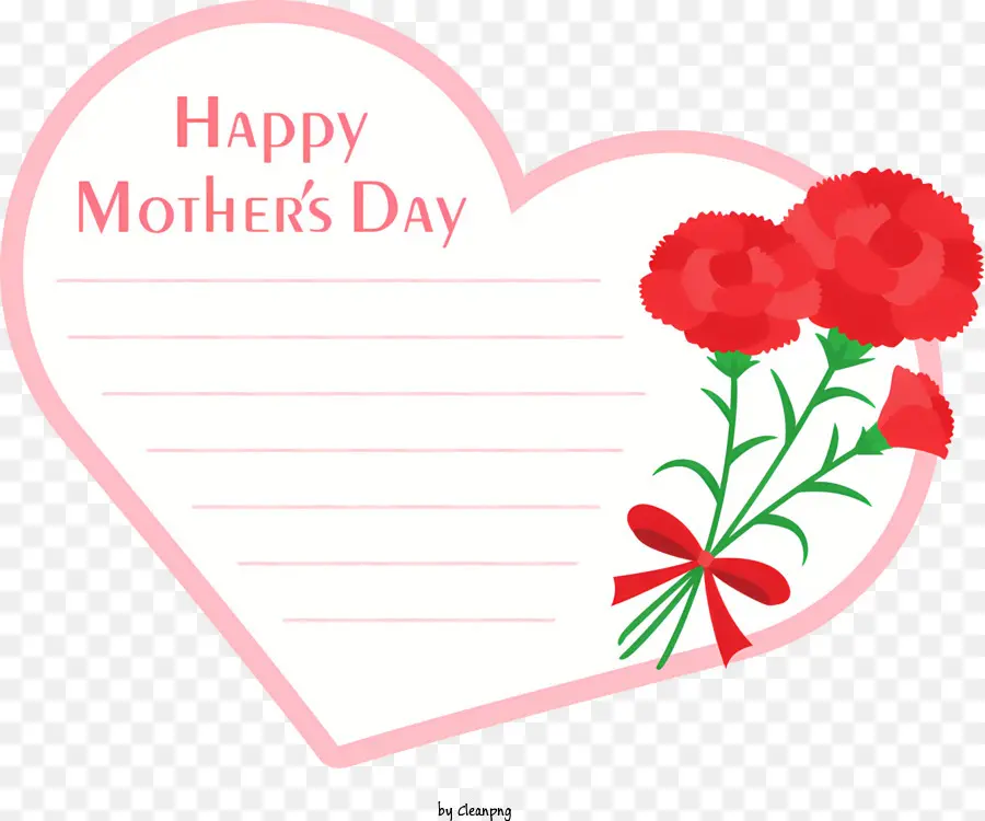 Quadro Do Dia Das Mães，Coração PNG