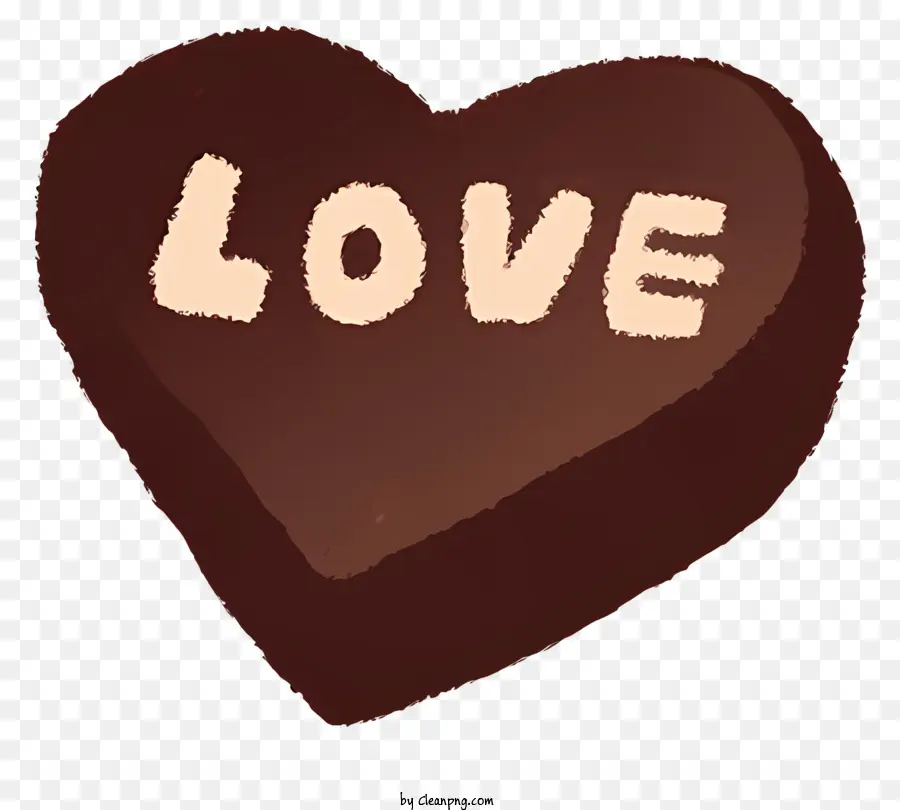 Candy Do Coração De Chocolate，Amor Doce PNG