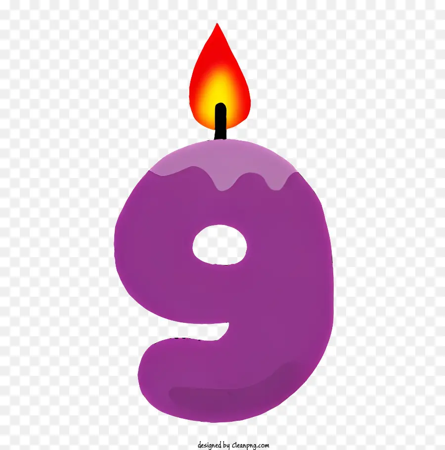 Vela De Aniversário，Vela Numérica PNG