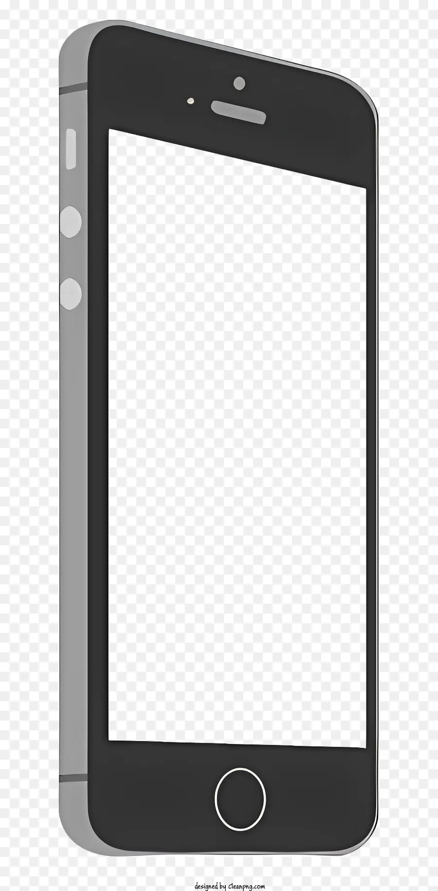 Iphone Maquete，Celular Preto E Branco PNG