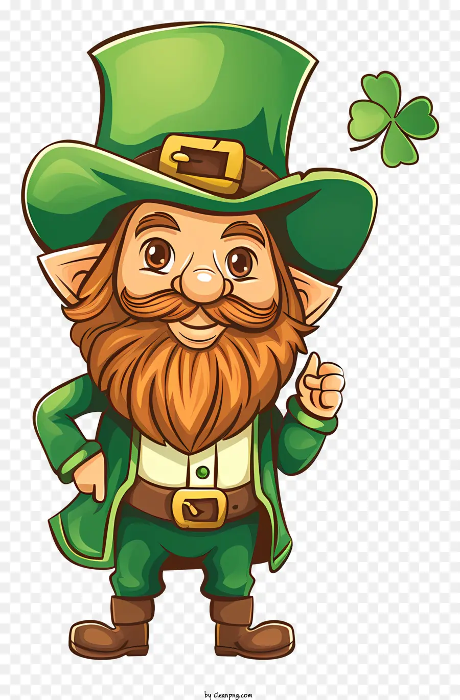 Quadro Do Dia De St Patricks，Cartoon Leprechaun PNG