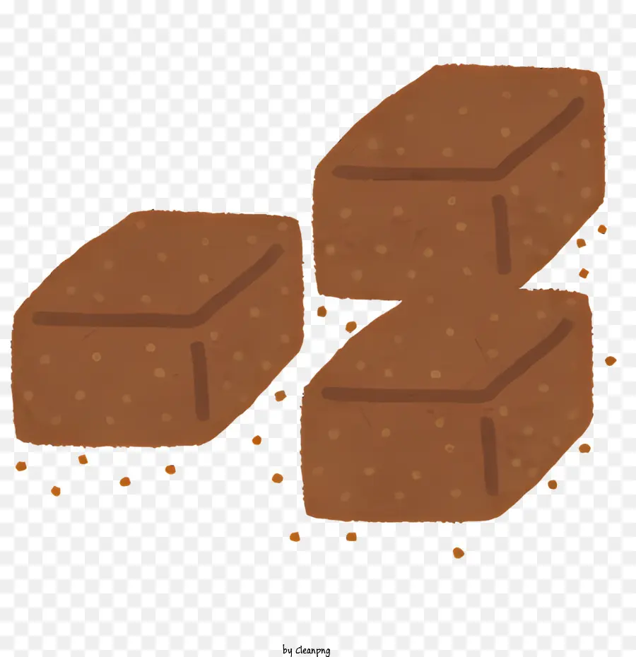 Blocos De Açúcar Mascavo，Blocos De Açúcar De Chocolate PNG