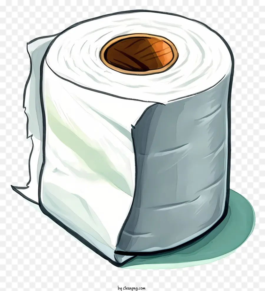 Lenço De Papel Higiênico No Estilo Doodle，Papel Higiênico PNG