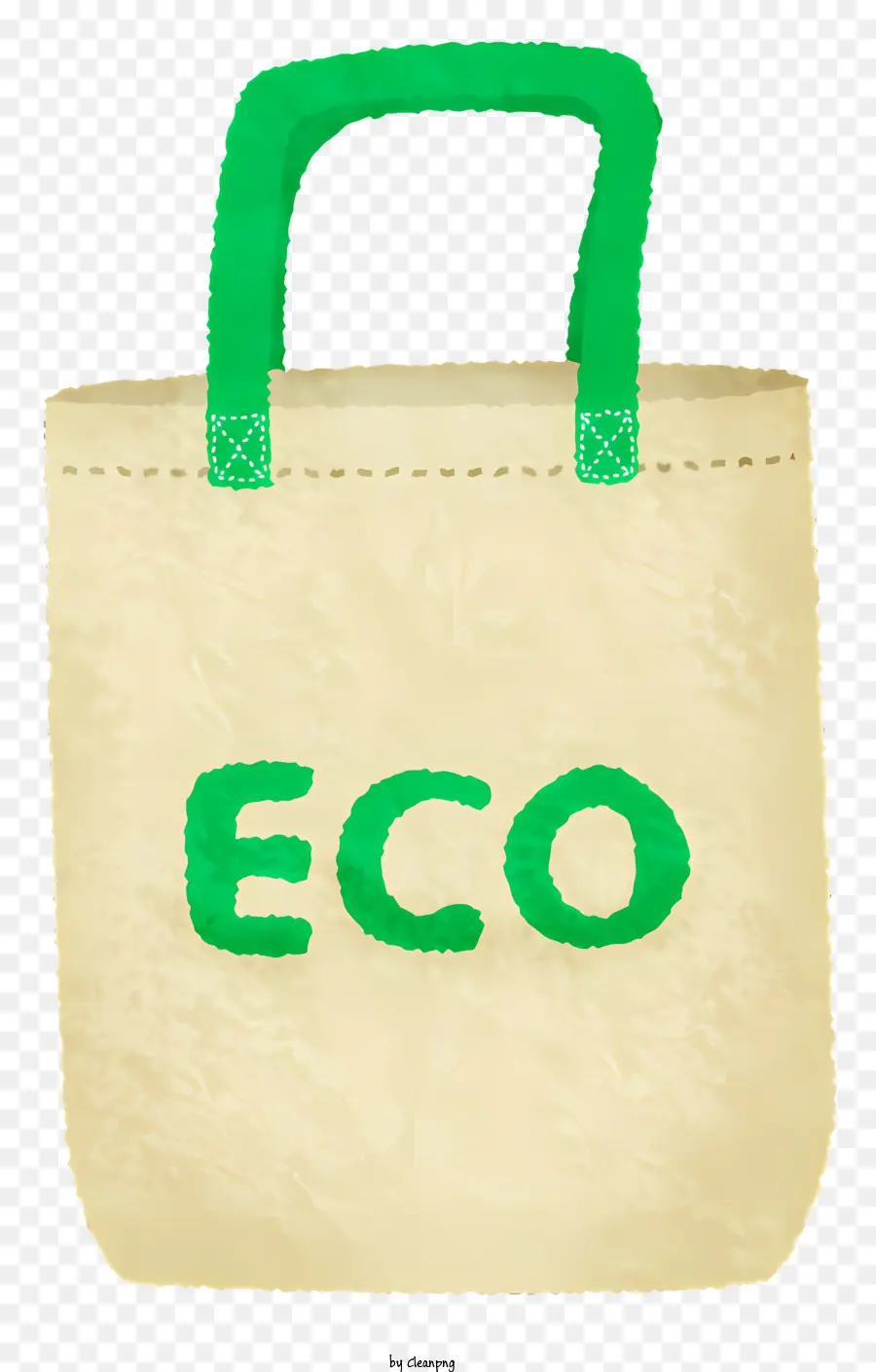 Bolsa De Compras De Lona Verde，Bolsa De Compras Ecológica PNG