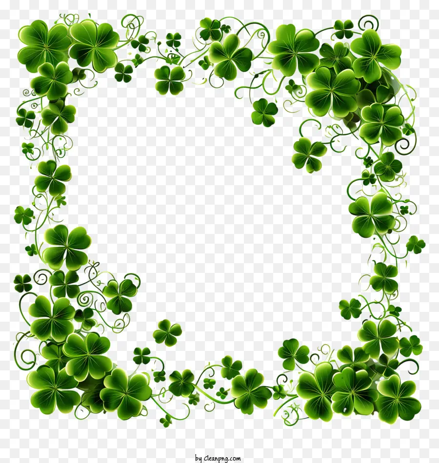 Quadro Do Dia De St Patricks，Quadro Shamrock PNG